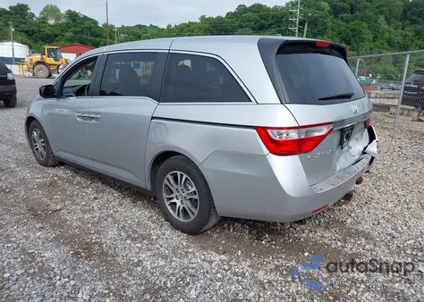 2012 Honda Odyssey Ex-L из США, поврежденный, VIN 5FNRL5H69CB030799